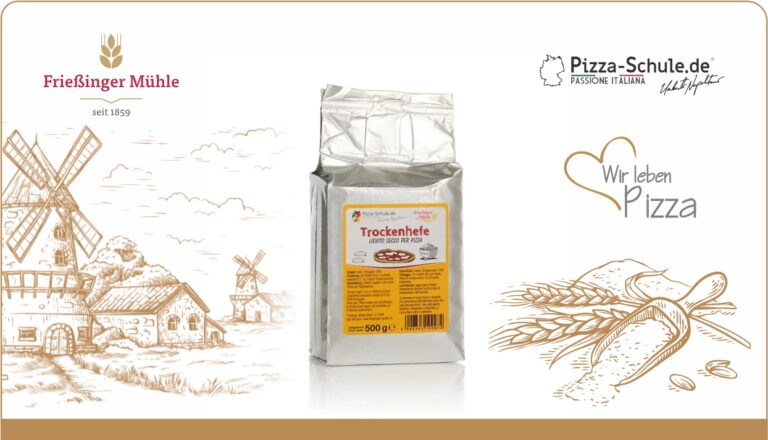 Trockenbackhefe – Lievito secco für Pizza