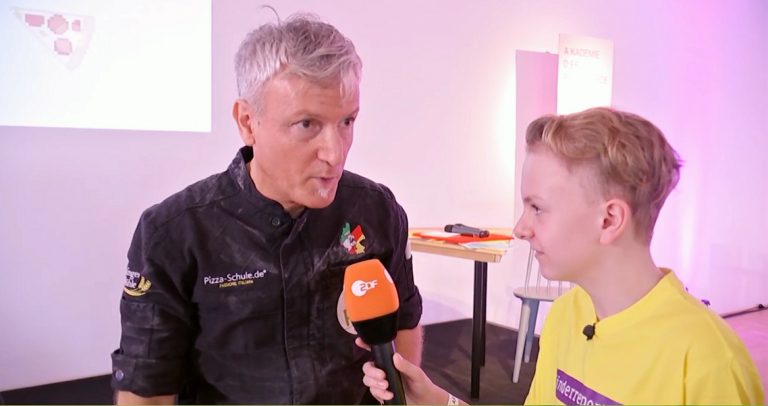 Video Kinderreporter Timo beim Pizza-Workshop – ZDF 04.03.2018