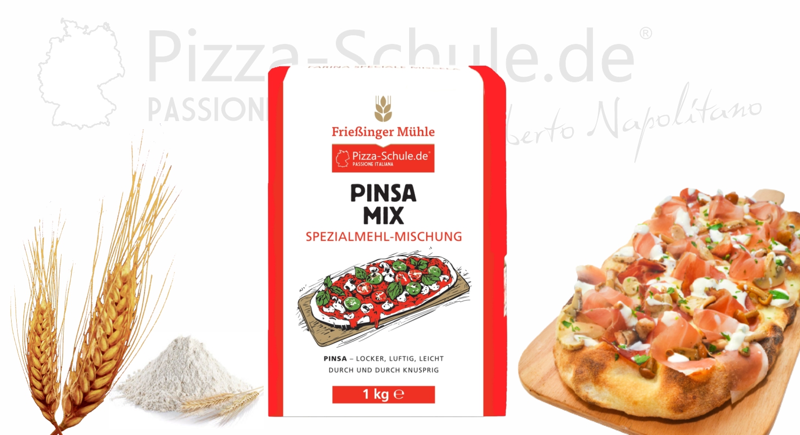 Frießinger Mühle Pinsa Mix Pizza-Schule