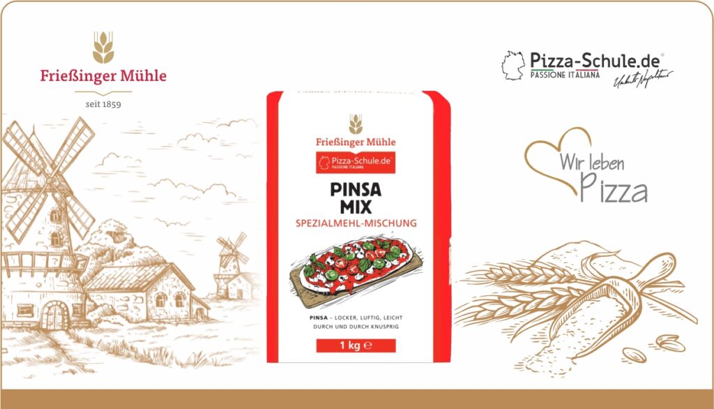 Pinsa Mix Spezial Mehl - Frießinger Mühle - Pizza-Schule