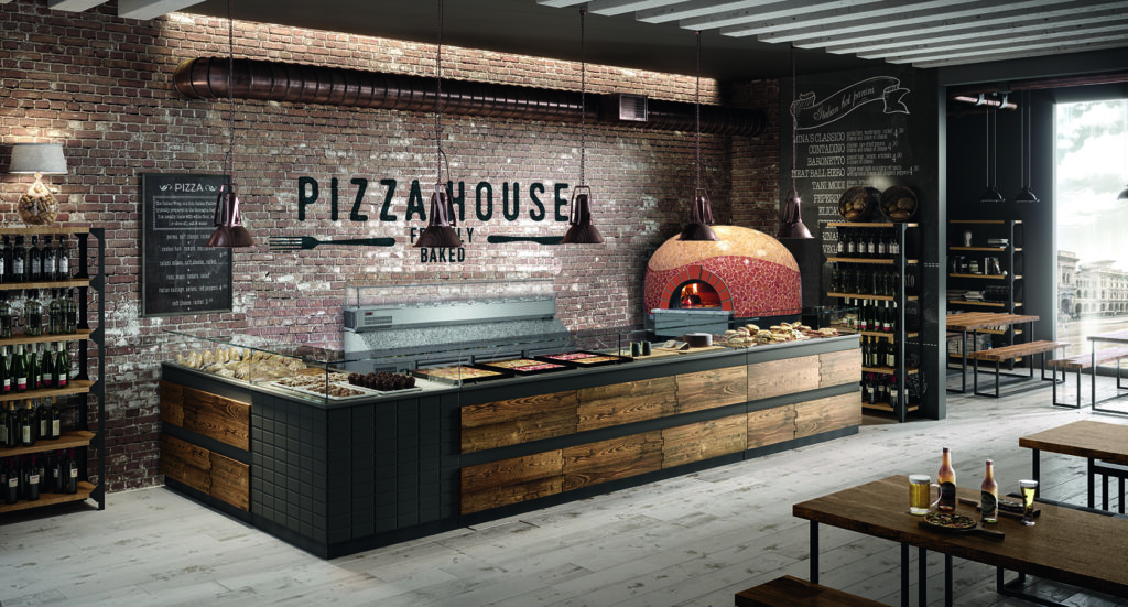 Pizzeria-Einrichtung Bakery Café Lab