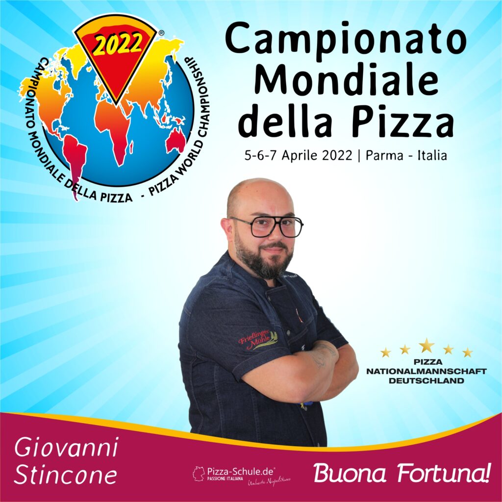 Pizza Nationalmannschaft auf den Pizza-Weltmeisterschaften 2022 Parma!