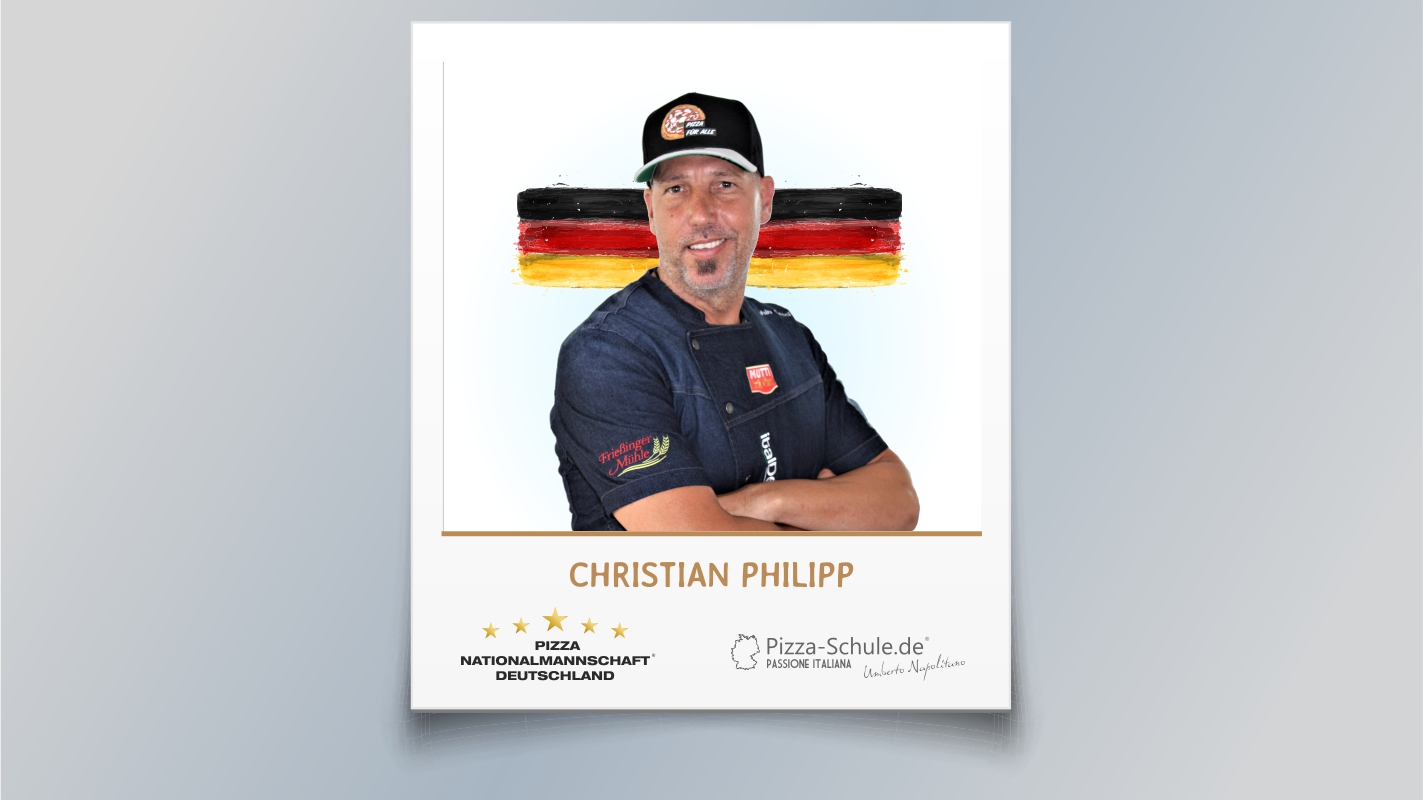 CHRISTIAN PHILIPP Mitglied der Pizza-Nationalmannschaft
