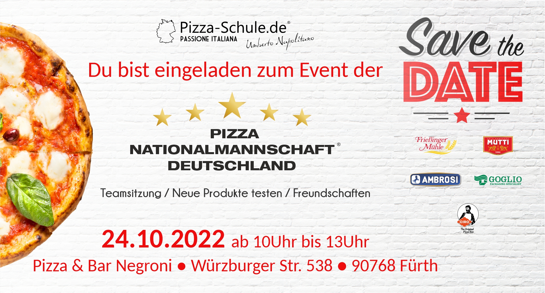 Teamsitzung Pizza Nationalmannschaft 24-10-2022