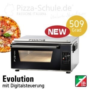 Vorderansicht des EFFEUNO P134H 509 Evolution Pizzaofens