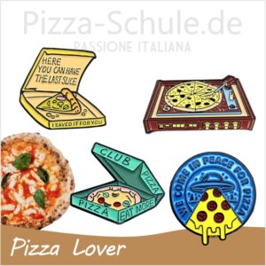 Pizza-Liebhaber Metall Emaille Pizza-Anstecknadel - Pizza Pin für Pizza Lover