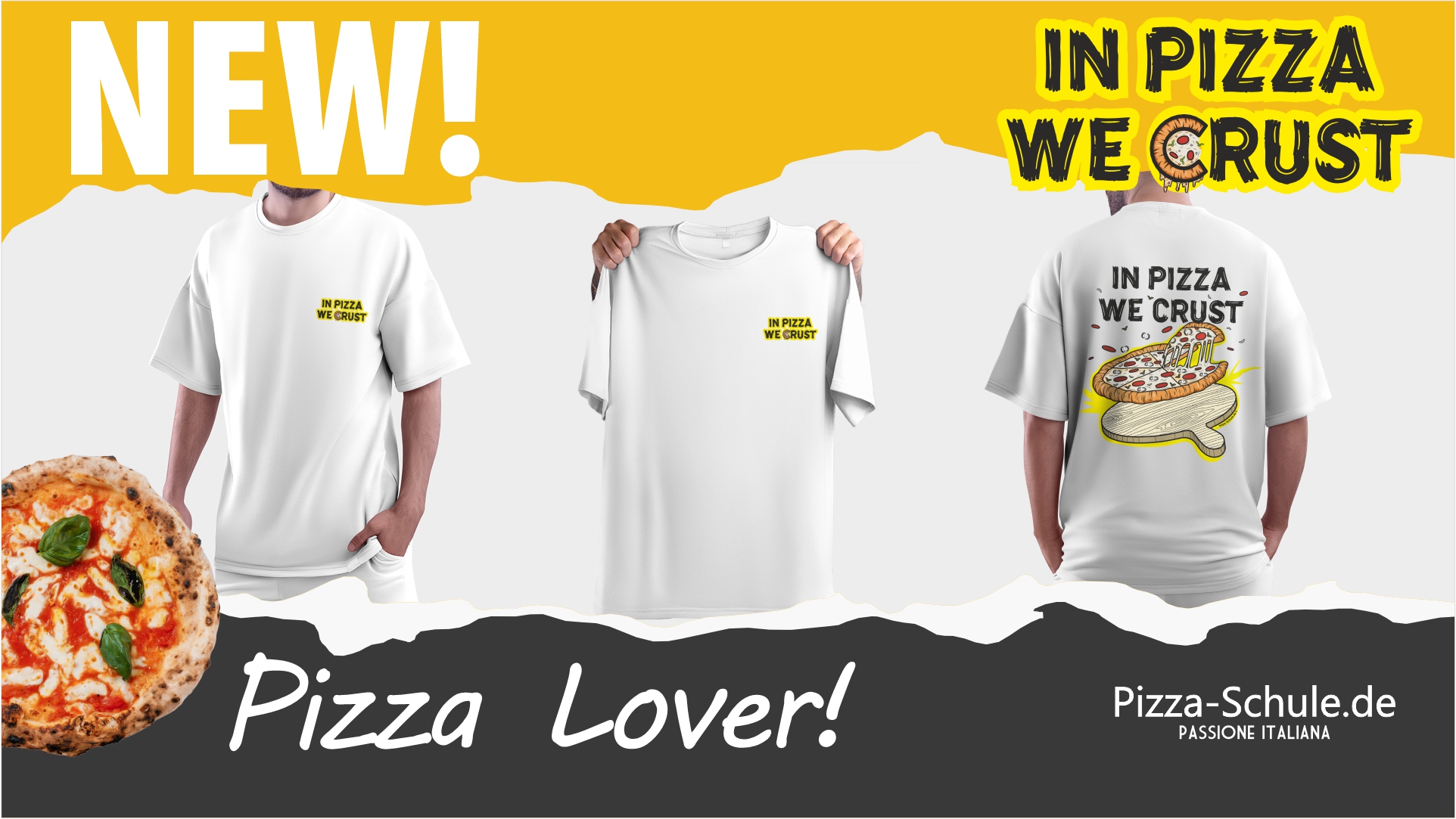 Pizza T-shirt Pizza-Schule