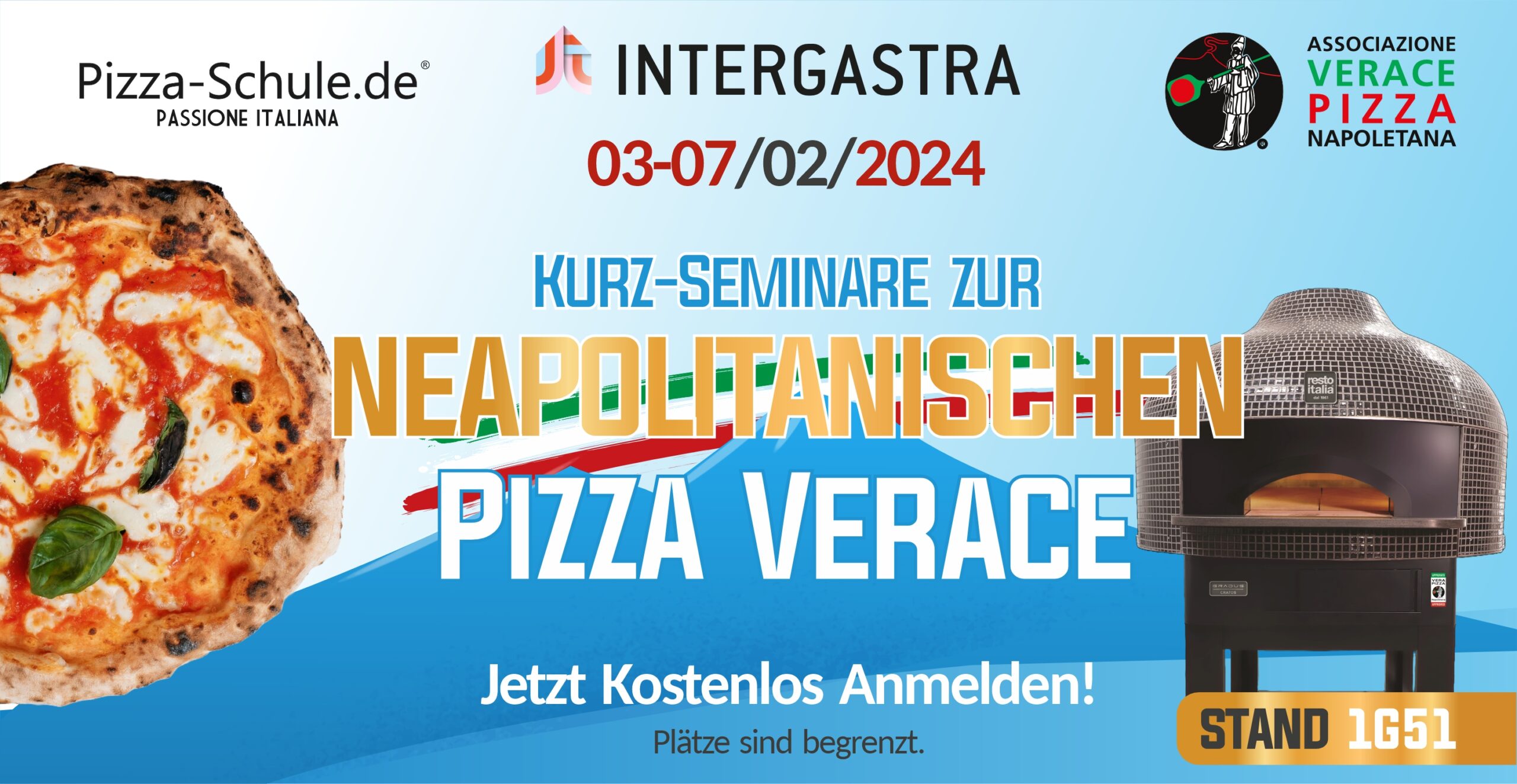 Kurz-Seminare zur neapolitanischen Pizza Verace