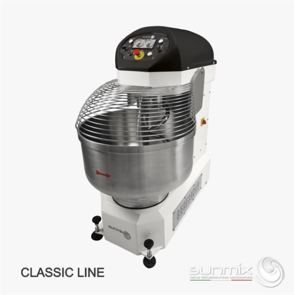 Sunmix CLASSIC Line Teigmaschine für Teigmassen ab 30 kg bis 300 kg Reinweiß