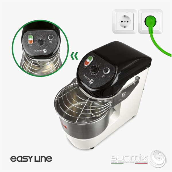 Sunmix EASY Line Spiral Mixer from 6 kg to 20 kg