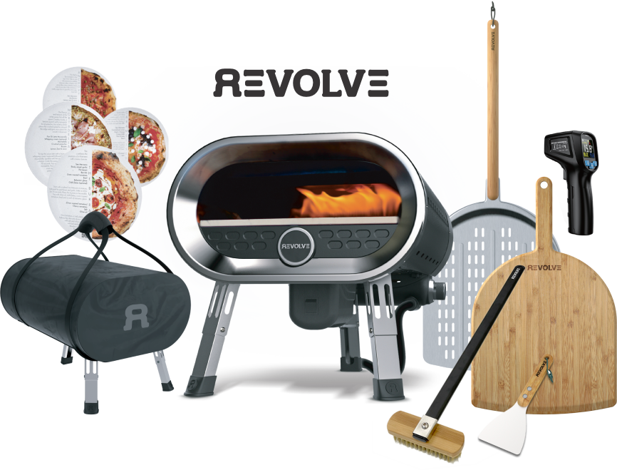 Revolve Gas Pizza Oven with Rotating Pizza Stone