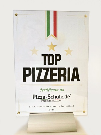Pizza Beratung Zertifizierungsschild