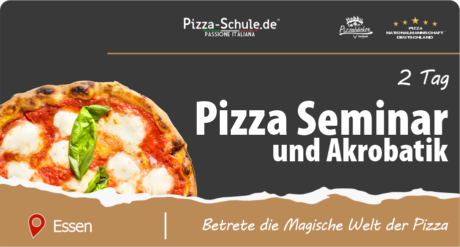Pizza Schule Pizza Seminar und Akrobatik Pizzakurs