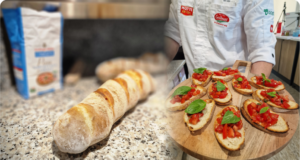 Italienisches Brot und Bruschetta frisch zubereitet im Pizzakurs