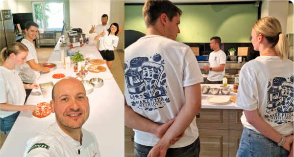 Professioneller Pizzakurs Perfektes Backen im Elektro-Pizzaofen