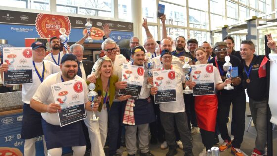 Gewinner der 3 European Pizza Excellence 2025