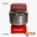 Italienische Spiralknetmaschine 40 kg PEB Machinery FUTURA in Weiß oder Rot