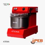 PEB Machinery Atena Spiral-knetmaschine für Pizza 6 kg Rot