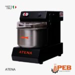 PEB Machinery Atena Spiral-knetmaschine für Pizza 6 kg Schwarz