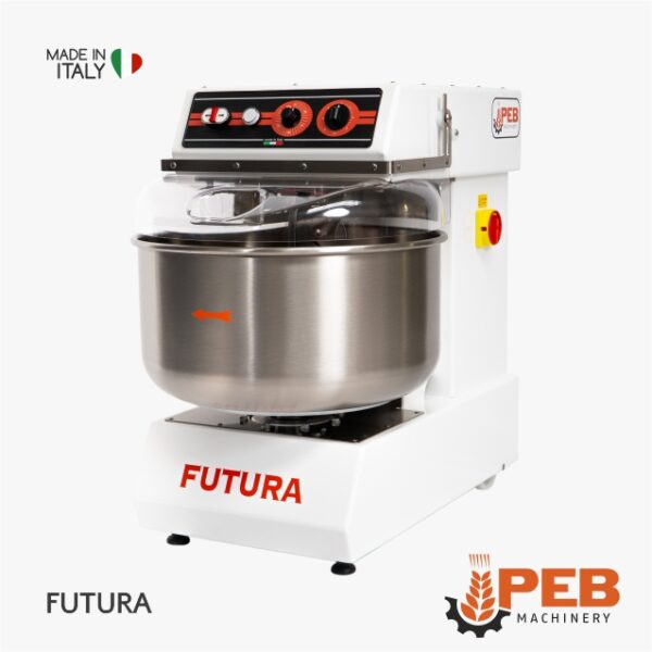 PEB Machinery FUTURA Knetmaschine für Pizza und Brot in Weiß