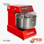 Spiralknetmaschine für Pizzerien 30 kg PEB Machinery FUTURA in Rot