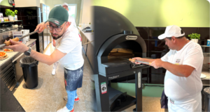 Backen der Pizza Napoletana im AVPN-zertifizierten Tiberio-Ofen