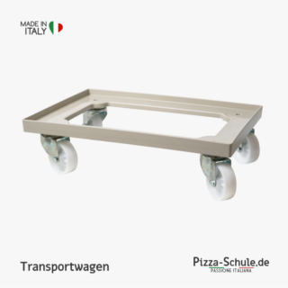 Pizzaballenbox 60x40 Transportwagen für stapelbare Teigboxen
