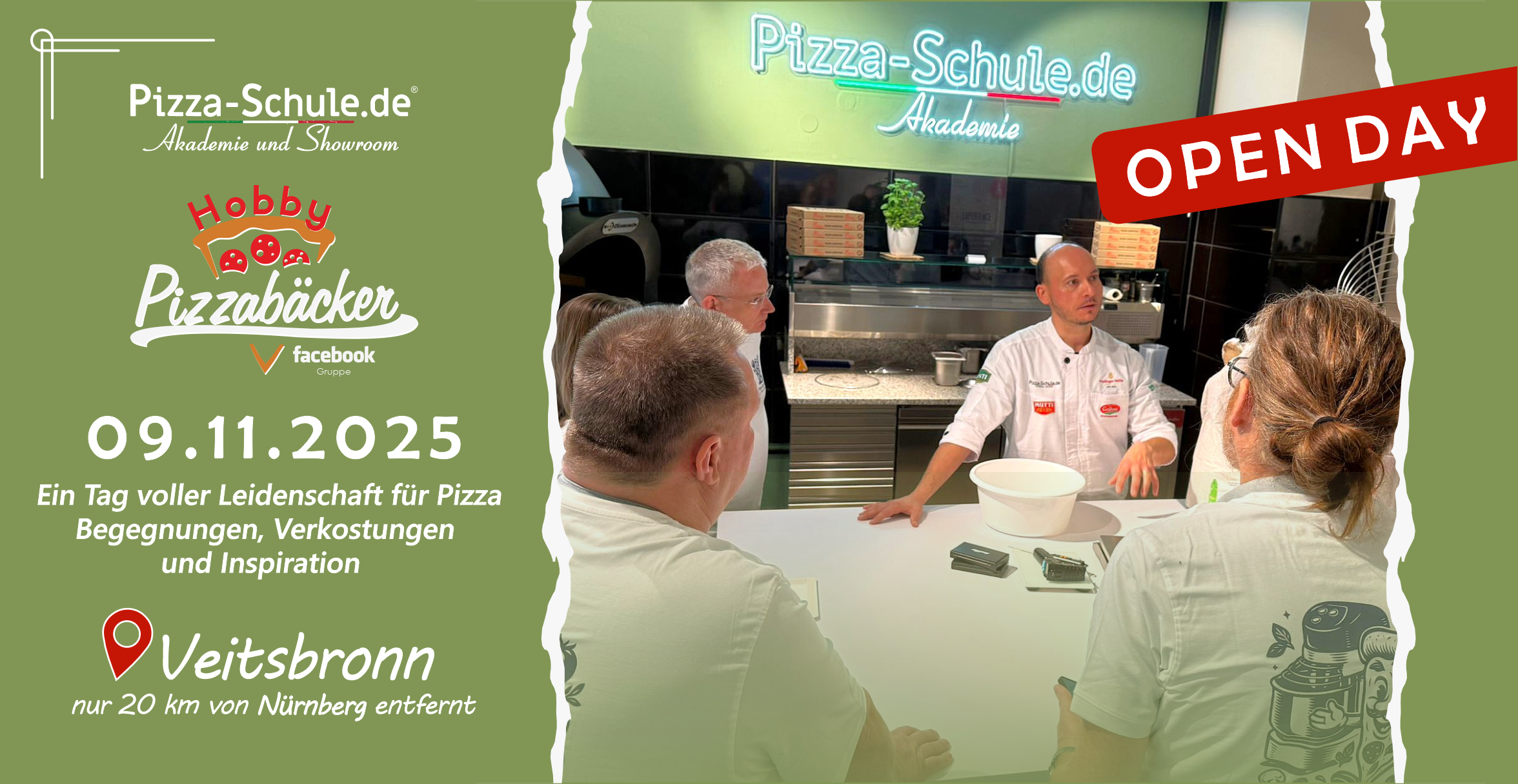 Open Day Pizza-Schule Akademie Veitsbronn - Sonntag 09 November 2025