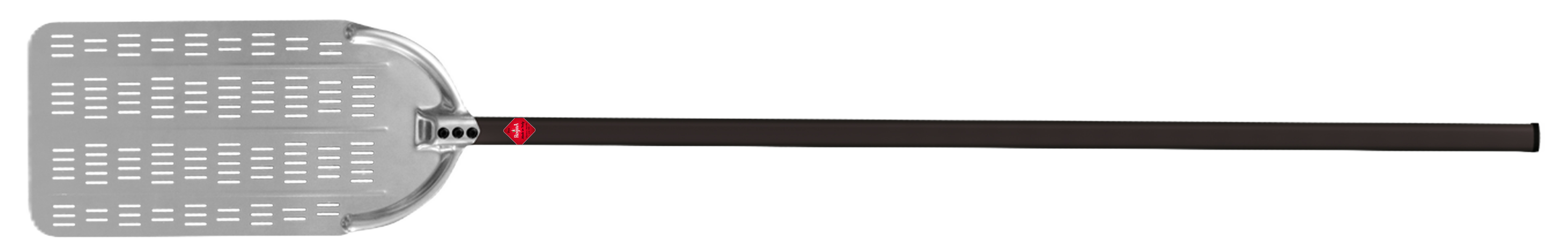 Regina PRO gelochte Pizzaschaufel für Pinsa Romana mit Griff | Modell PAF5-23/160