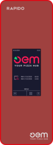Touchscreen OEM RAPIDO TOUCH elektrischer Pizzaofen