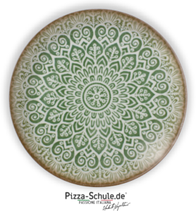 Pizza Teller Jade grün 33 cm Restaurant Pizzateller
