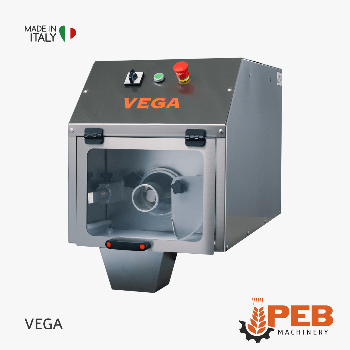 PEB Machinery VEGA Teigportionierer Seitenansicht kompakt