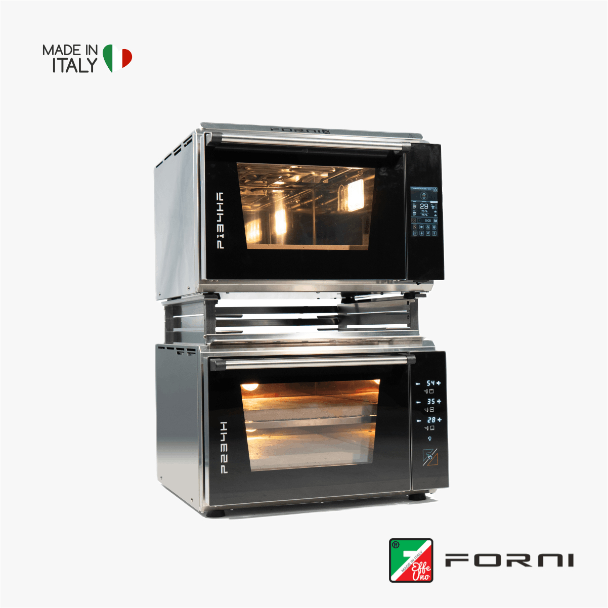 Effeuno Stacking Kit zwei Pizzaoefen