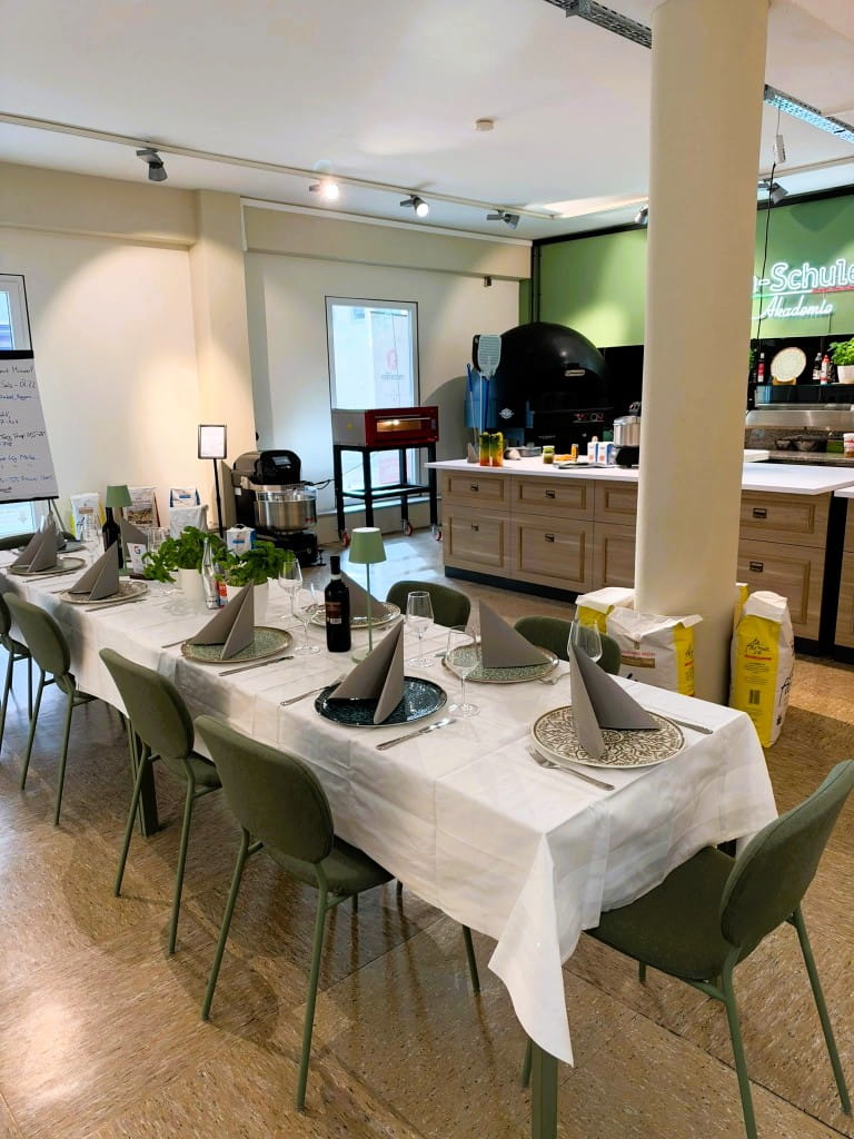 Pizza machen Backen Genießen Pizza Experience im Pizza-Schule Showroom