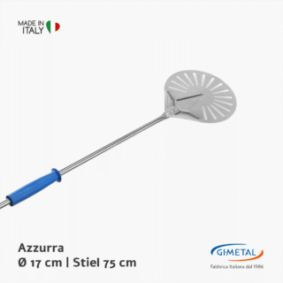 Gi.Metal Azzurra Pizzawender Ø 17 cm Seitenansicht I-17F-75