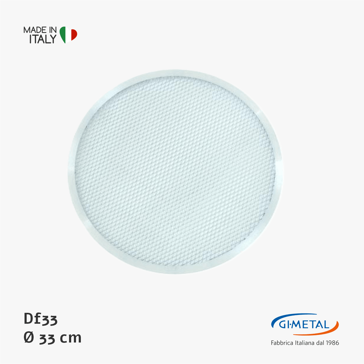 GiMetal DF33 Pizzagitter 33 cm GiMetal DF33 Pizzagitter 33 cm
