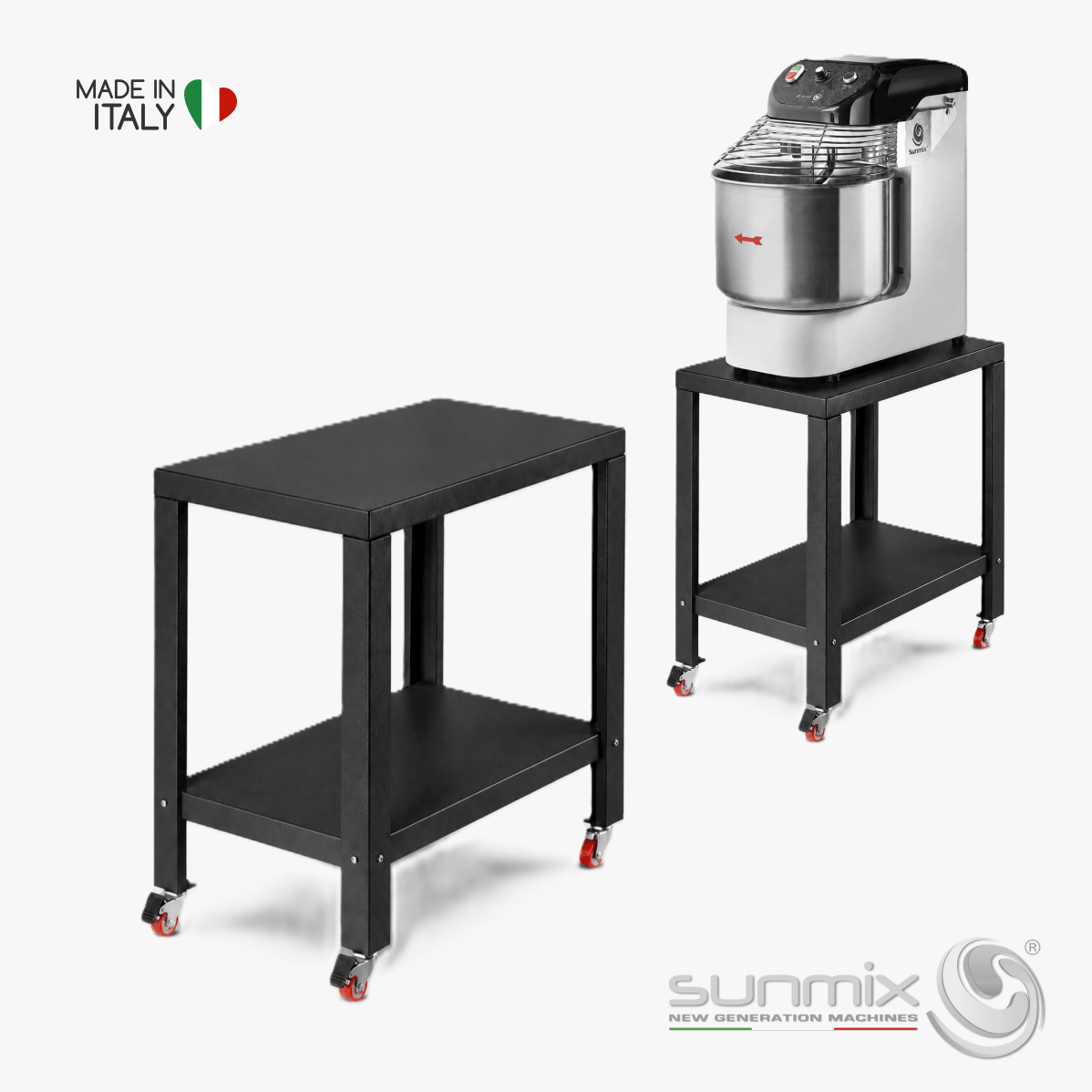 Sunmix Rollwagen mit EASY Teigmaschine