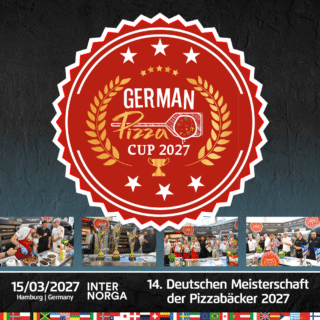 Anmeldung 14 Deutsche Meisterschaft der Pizzabäcker German Pizza Cup 2027