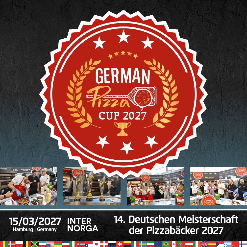 Anmeldung 14 Deutsche Meisterschaft der Pizzabäcker German Pizza Cup 2027