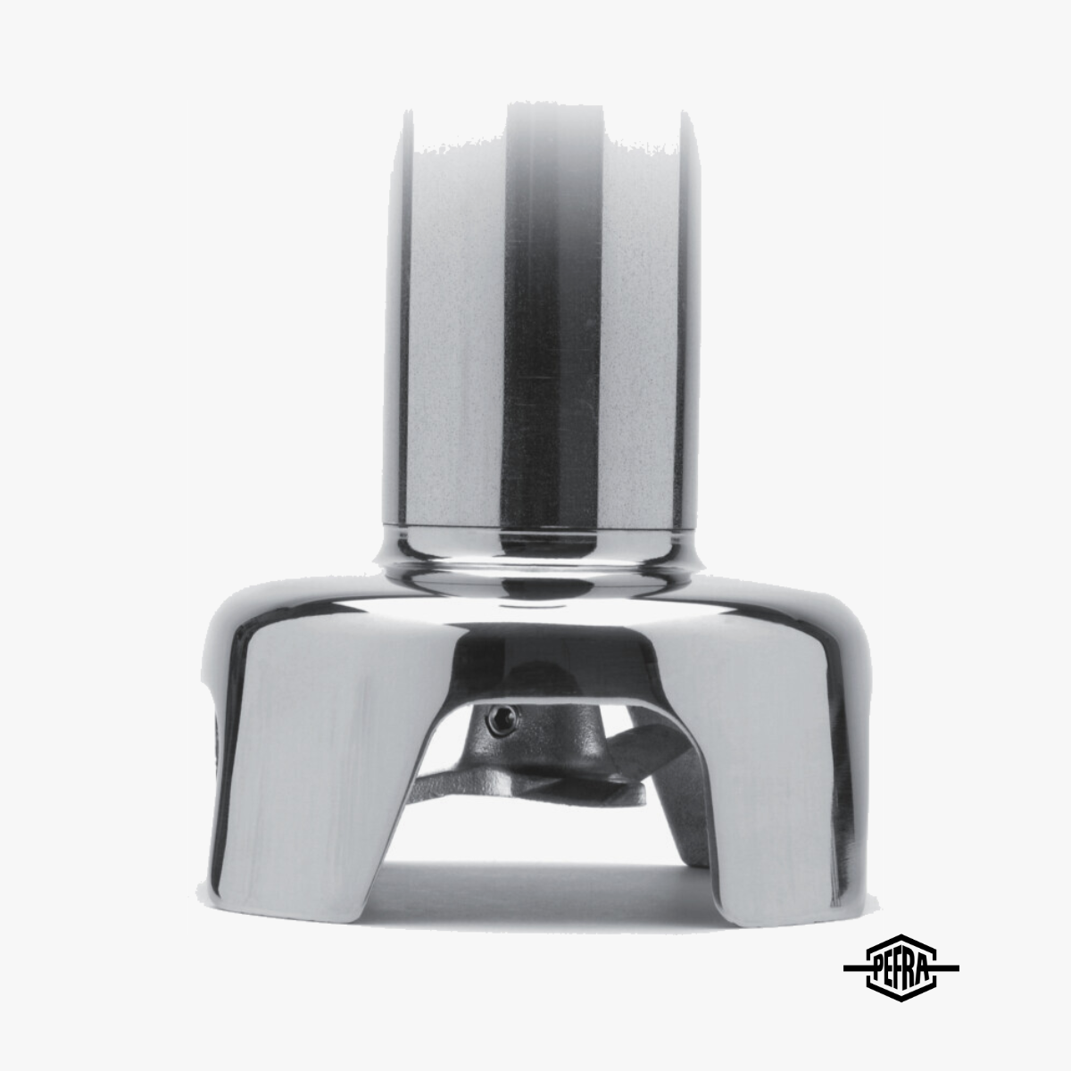 Messerglocke aus Edelstahl am PEFRA Inox-Mixstab 400 mm