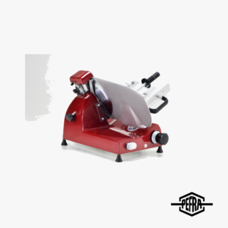 PEFRA PFAR 250 Aufschnittmaschine mit Messer Ø 250 mm, Gehäuse aus eloxiertem Aluminium