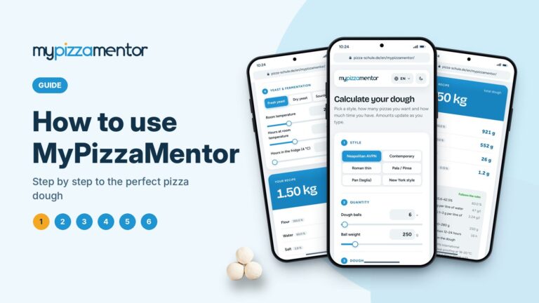 How to calculate pizza dough with MyPizzaMentor: a step-by-step guide