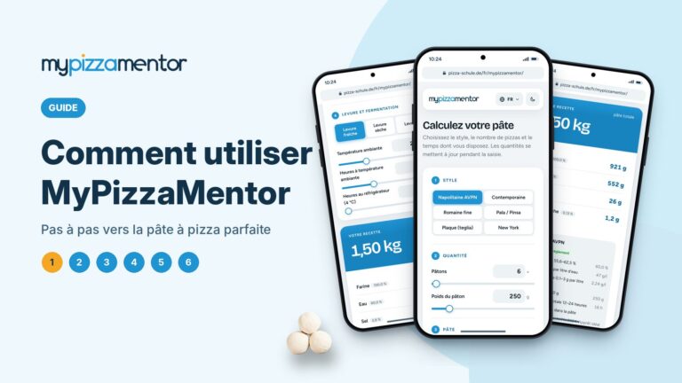 Calculer sa pâte à pizza avec MyPizzaMentor : le guide pas à pas