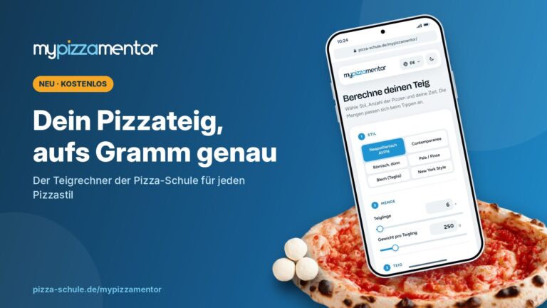MyPizzaMentor: der kostenlose Pizzateig-Rechner der Pizza-Schule